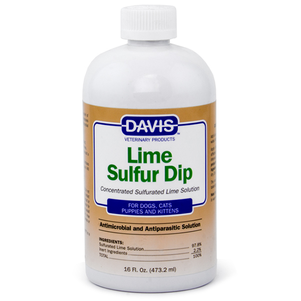 Davis Lime Sulfur Dip антимикробное и антипаразитарное средство для собак и котов, концентрат