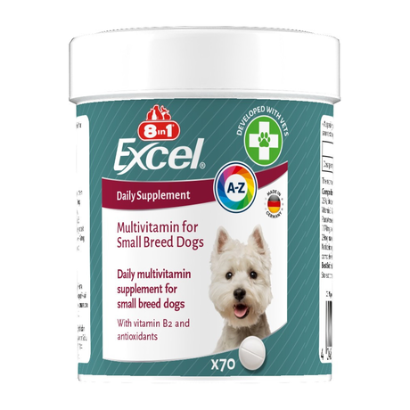 8In1 Excel Multi Vitami Small Breed Мультивітамінна Добавка Для Собак Маленьких Порід Фото Від Dog.Com.Ua