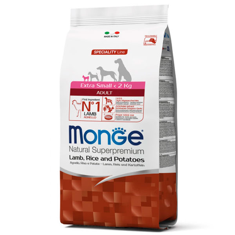 Monge Dog Extrasmall Adult Сухой Корм Для Взрослых Собак Миниатюрных Пород (Ягненок) Фото От Dog.Com.Ua