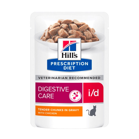 Hill’S Prescription Diet I/D Вологий Корм Для Котів Догляд За Травленням, З Куркою, Пауч Фото Від Dog.Com.Ua