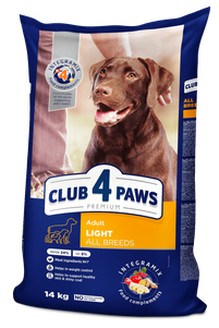 Сухий корм Клуб 4 лапи Premium Light для собак всіх порід схильних до повноти