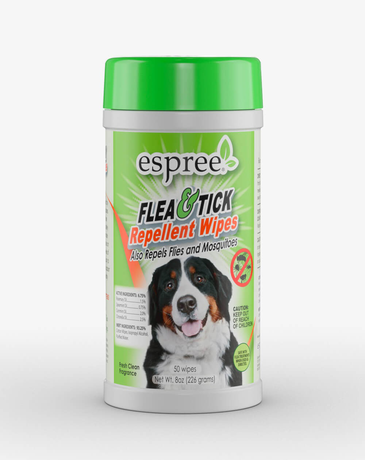 Espree Flea and Tick Wipes Влажные салфетки для дополнительной защиты от блох и клещей