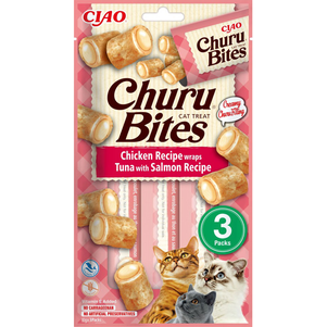 Inaba Churu Bites Лакомство Для Кошек, Курица/Тунец/Лосось 3*10 Г Фото Зоомагазина Dog.Com.Ua