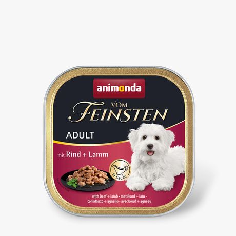 Корм Vom Feinsten Adult With Beef + Lamb Консервований Для Собак З Яловичиною І Ягнятиною Фото Від Dog.Com.Ua