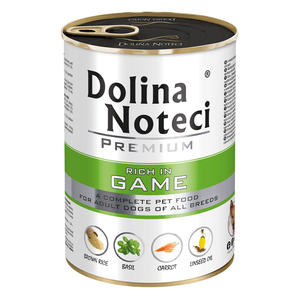 Корм консервированный Dolina Noteci Premium для собак с дичью