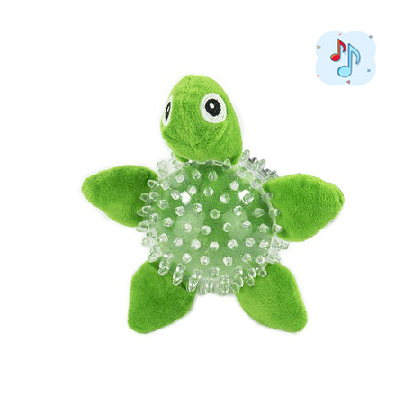 AnimAll GrizZzly Черепаха м'яка іграшка зелена, 9 см