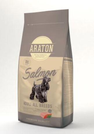 Сухой корм Araton SALMON Adult All Breeds для взрослых собак всех пород (лосось)