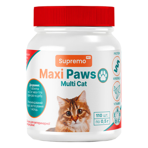 Maxi Paws Multi Cat Мультивітамінний Комплекс Для Котів Фото Зоомагазину Dog.Com.Ua