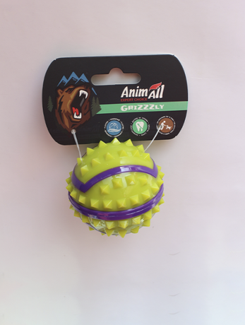 AnimAll GrizZzly Dental Іграшка "М'яч із шипами" для собак