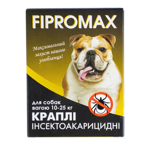 Fipromax Краплі від бліх і кліщів для собак, 1 уп. (2 піпетки)