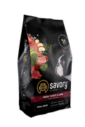 Сухий корм Savory холістик для собак малих порід із свіжого м'яса індички і ягням
