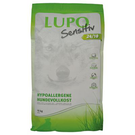 Сухой корм Luposan Lupo Sensitiv 24/10 для собак и щенков с чувствительным пищеварением (курица)