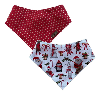 Duckly Christmas Mood Двостороння Бандана Для Собак Фото Зоомагазину Dog.Com.Ua