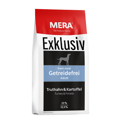 MERA Exclusiv Truthahn & Kartoffel для взрослых собак всех пород, беззерновой (индейка и картофель)