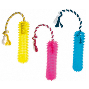 Flamingo Good4Fun Playstick+Rope ДУС ФО ФАН іграшка для собак, палиця на мотузці, латекс, не тоне
