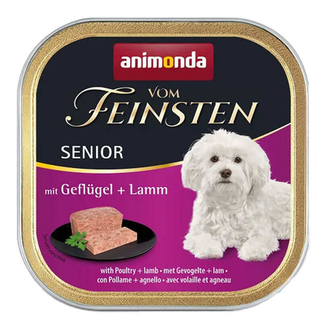 Animonda (Анимонда) Консервочка для пожилых собак Vom Feinsten Senior with Poultry + Lamb (птица и ягненок)