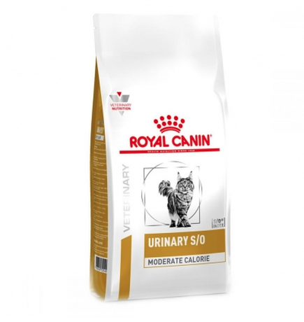 Royal Canin Urinary S/O Feline Moderate Calorie Сухой корм-диета для взрослых кошек со склонностью к набору лишнего веса и заболеваниями мочевыводящих