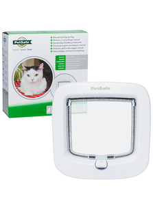 Petsafe Staywell Manual-Locking Cat Flap Петсейф Стейвел Мануал Дверцята Для Котів, З Механічним Замком Фото Зоомагазину Dog.Com.Ua