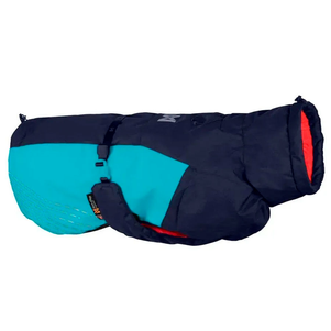 Non-Stop Dogwear Glacier Jacket 2.0 Куртка Для Собак Темно-Синя З Бірюзовим Та Червоним Фото Зоомагазину Dog.Com.Ua