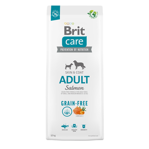 Сухий корм Brit Care Dog Grain-free Adult Salmon для дорослих собак малих та середніх порід (лосось і картопля)