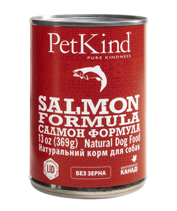 PetKind Salmon Formula влажный корм в форме паштета для собак всех пород и возрастов (дикий лосось и сельдь)