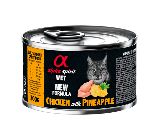 Alpha Spirit Chicken With Paineapple Влажный Корм Для Кошек С Курицей И Ананасами Фото От Dog.Com.Ua