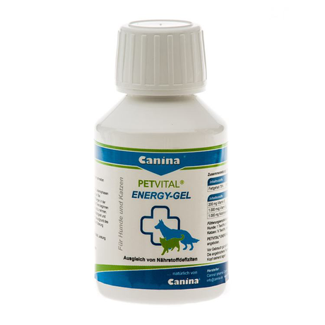 Canina PETVITAL Energy-Gel вітамінний комплекс для швидкого відновлення для котів і собак