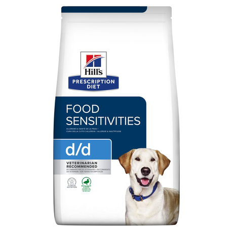 Hills (Хілс) Prescription Diet Canine d/d (Д/Д) сухий корм для собак із захворюваннями шкіри та харчовою алергією (качка та рис)
