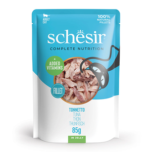 Schesir Tuna Вологий Корм У Желе Для Котів З Тунцем Пауч, 85 Г Фото Зоомагазину Dog.Com.Ua