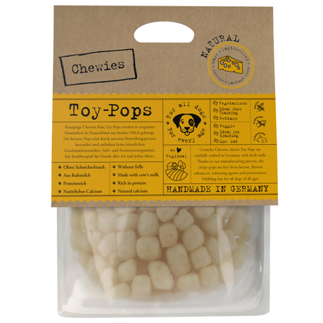 Chewies Toy-Pops Сирні кульки ласощі для собак хрусткі сушені (100% натуральне молоко без лактози)