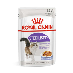 Royal Canin (Роял Канін) Sterilised in Jelly Консервований корм для дорослих стерилізованих котів (дрібні шматочки в желе)