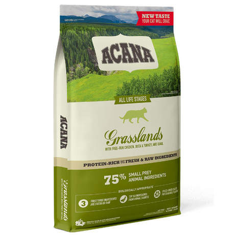 Acana Grasslands Cat для кішок всіх порід та вікових груп (ягня)