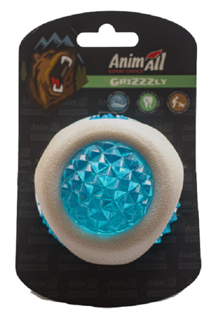 AnimAll GrizZzly LED-м'яч біло-синій іграшка світлова