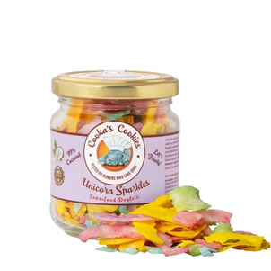 Cooka'S Cookies Unicorn Sparkles Натуральна Веганська Посипка Для Собак (100% Кокос) Фото Зоомагазину Dog.Com.Ua