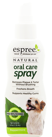 Espree Natural Oral Care Spray - Peppermint for dogs Спрей для ухода за зубами с мятой для собак