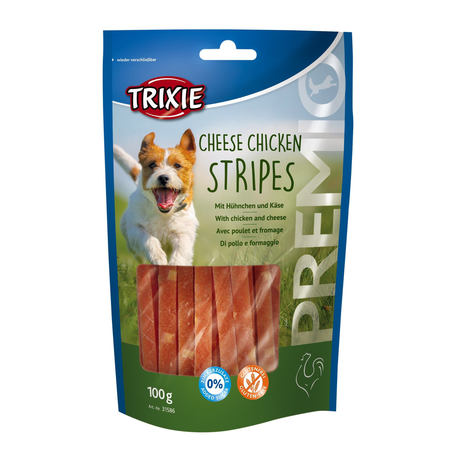 Ласощі Trixie для собак Тріксі Преміо Страйпс Chicken Cheese Stripes сир/курка 100г