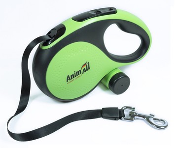 AnimAll Рулетка-повідець з диспенсером XL до 50 кг/8 метрів
