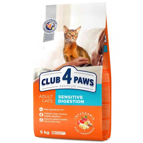 Клуб 4 лапы (Club 4 paws) Premium Sensitive Сухой корм для котов с чувствительным пищеварением