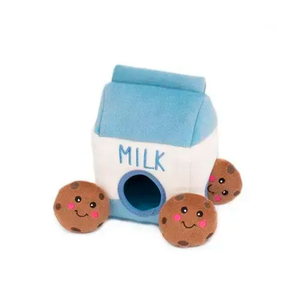 Zippypaws Zippy Burrow Milk And Cookies Мягкое Молоко И Печенье Для Собак С Пищалкой Фото Зоомагазина Dog.Com.Ua