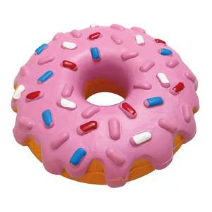 Tatrapet Toys Fun Латексний Пончик З Пищалкою, 14 См Фото Зоомагазину Dog.Com.Ua