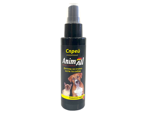 AnimAll Гигиенический спрей для глаз для собак и котов, 100 мл