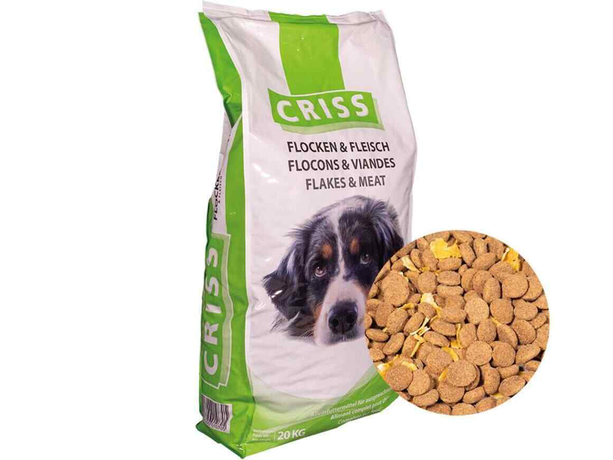 Сухий корм Criss Dog Adult Flakes & Meat для дорослих собак всіх порід (пластівці та м'ясо)