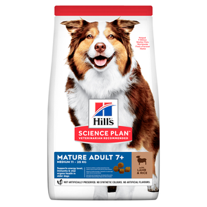 Сухий корм Hills (Хилс) Science Plan Canine Mature Adult 7+ для літніх собак (ягня і рис)