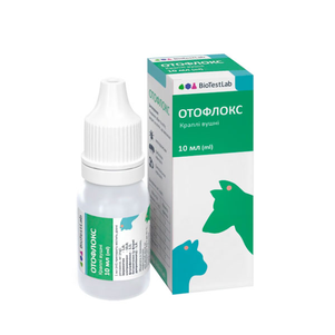 Biotestlab Отофлокс Капли От Отитов У Собак И Кошек, 10 Мл Фото Зоомагазина Dog.Com.Ua