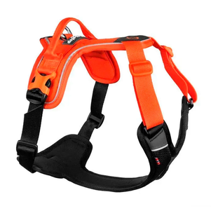 Non-Stop Dogwear Ramble Harness Шлейка Для Собак Чорна З Помаранчевим Фото Зоомагазину Dog.Com.Ua
