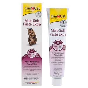 GimCat Malt-Soft Extra паста для выведения шерсти из желудка кошек