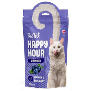 Reflex Happy Hour Urinary Ласощі Для Котів Уринарі З Куркою Та Чорницею Фото Зоомагазину Dog.Com.Ua