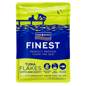 Fish4Dogs Finest Натуральний Вологий Корм Для Собак (Шматочки Тунця З Анчоусами В Бульйоні) Фото Зоомагазину Dog.Com.Ua