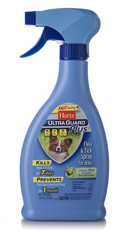 Hartz Ultra Guard Plus Flea&Tick Spray Dog спрей для собак от блох и клещей с алоэ