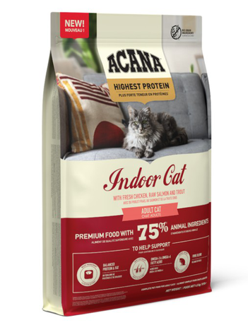 Acana Highest Protein Indoor Cat Для Дорослих Домашніх Котів Фото Від Dog.Com.Ua
